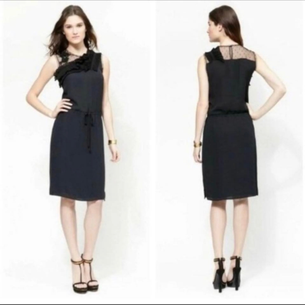 BCBGMaxazria Angeline classy black dress size S